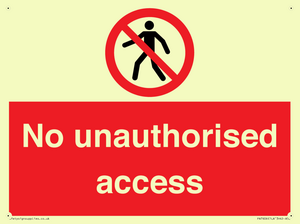 No unauthorised access